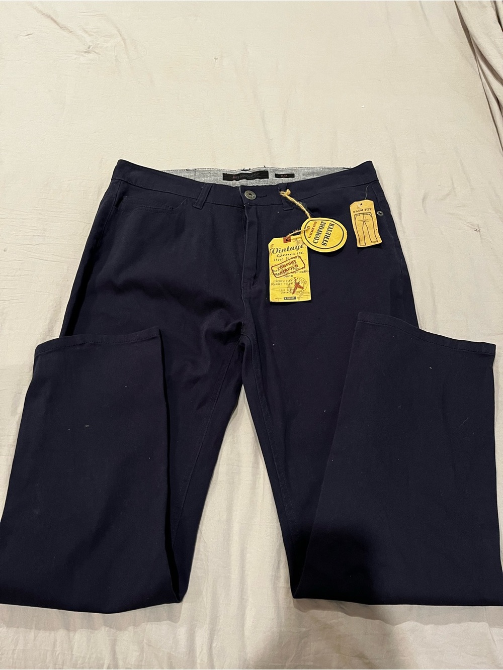 Vintage Navy Men’s Chino Pants